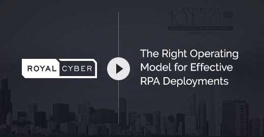 The Right Operating Model for Effective RPA Deployments